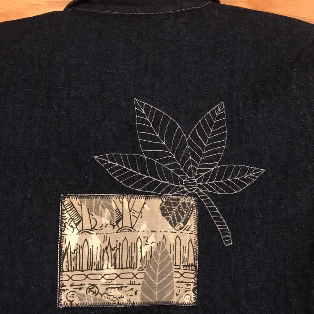 Fun Fall Denim Jacket - Picture 4 of 4